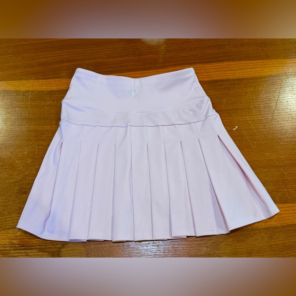 Adrienne Vittadini Light Pink golf Skirt pickle ball tennis No pocket on shorts